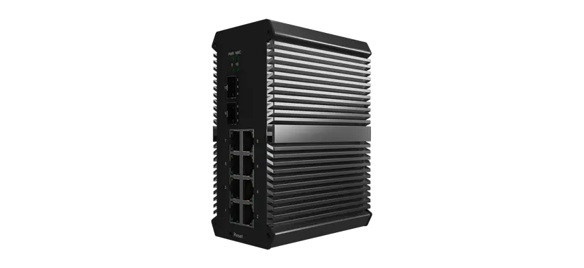 Commutateur géré L2 industriel 2x1000M SFP, 8x1/100/1000M RJ45