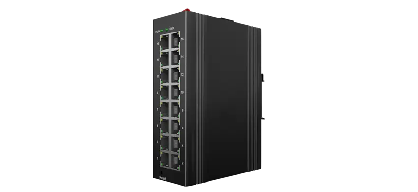 Commutateur de gestion industrielle 16x1/100M RJ45