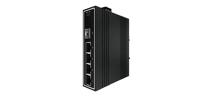 Commutateur PoE géré industriel, couche Din-Rail 2 4x1/100/1000 Base-T 2x10/1000 Base-X SFP