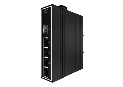 Commutateur PoE géré industriel, couche Din-Rail 2 4x1/100/1000 Base-T 2x10/1000 Base-X SFP