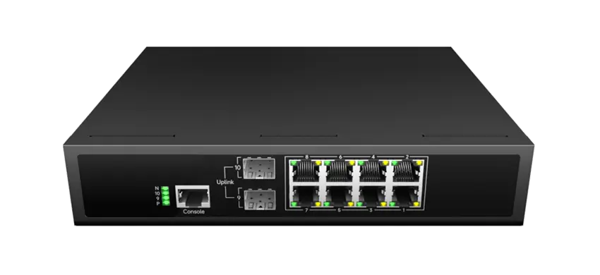 Commutateur Ethernet géré L3 Lite 8x1G RJ45, 2x1G SFP