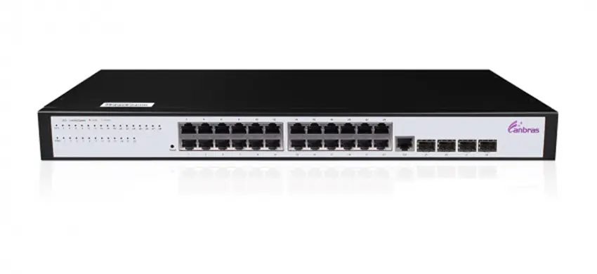 Commutateur Ethernet géré avec ports TX 24 × GE, ports SFP 4 × 100/1000M