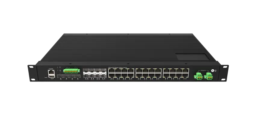 16xGE RJ45, 8xGE Combo, 4x10G SFP Support DI/DO et RS485, Port 1-2 Support BT 90w