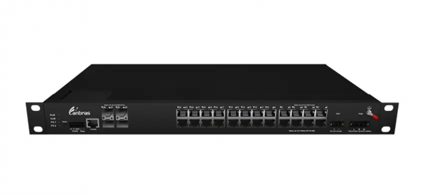 Commutateur Ethernet industriel géré par Base-X 4x10G, 24x1 0/100/1000 Base-T (PoE facultatif)