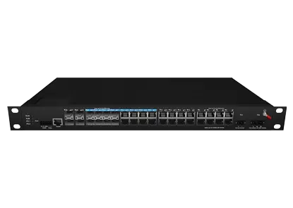 Rackmount industriel L3 Commutateur Ethernet géré 16x1/100/1000M RJ45, 8x1000M Combo, 4x1000M SFP