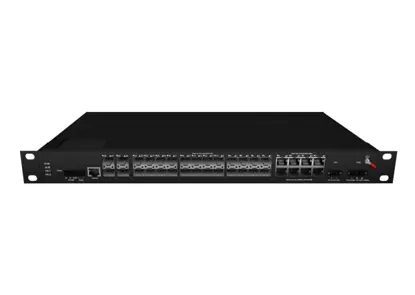 Commutateur géré Rackmount L3 industriel 8x1G Combo, 16x1G SFP, 4x10G SFP