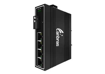 1x1000 Base-X, 4x0/100/1000Base-T Commutateur Ethernet industriel (PoE facultatif