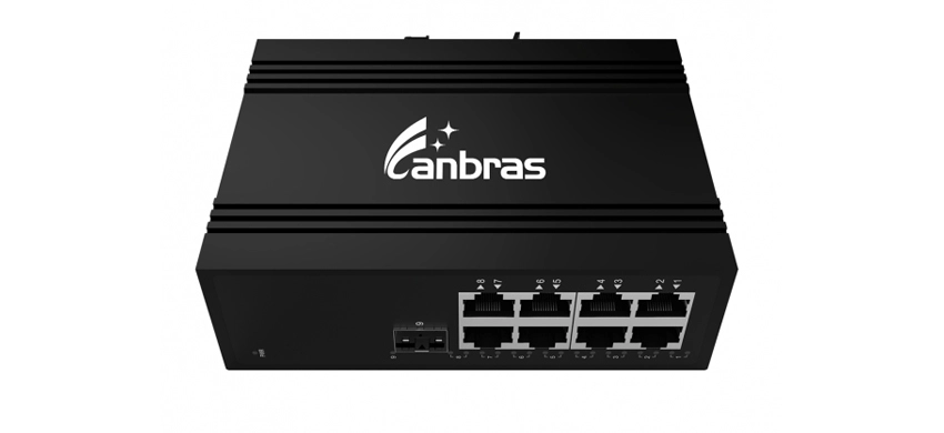 Commutateur industriel non géré 8x1/100/1000 Base-T (PoE facultatif)