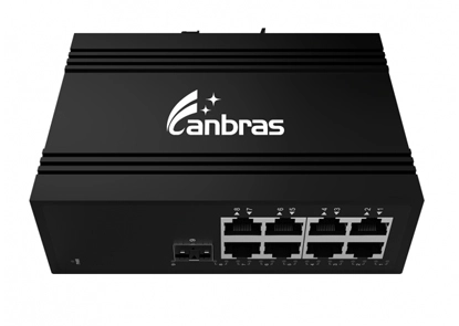 Commutateur industriel non géré 8x1/100/1000 Base-T (PoE facultatif)