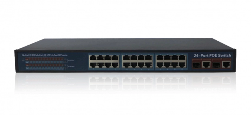 Ports PoE Ethernet 24x1/100M 2 xx0/commutateur Combo Ports PoE