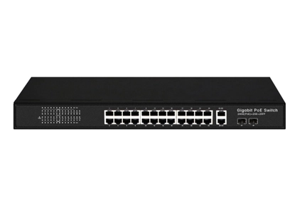 Commutateur SFP 24GE PoE 2GE RJ45 2GE non géré