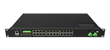 Rack-mount industriel L3 Interrupteur PoE géré 24x1G RJ45 PoE , 4x10G SFP