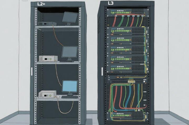 Quelle est la différence entre les commutateurs gérés L2 et les commutateurs gérés L3?