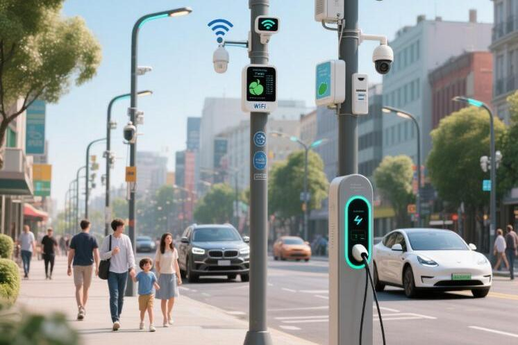 Avantages des Smart Poles pour les villes intelligentes