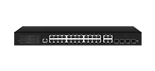 Full Gigabit 4Combo 28GE PoE Switch L2 géré