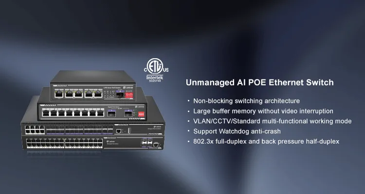 Commutateur Ethernet Al POE non géré