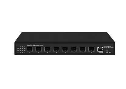 Interrupteur géré commercial 8x10G SFP Couche Rackmount 3