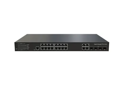 Commutateur Ethernet géré L3 Lite 16x1/100/1000Base-T, 4xGigabit Combo (RJ45/SFP)
