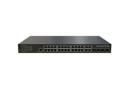Commutateur Ethernet géré L3 Lite 24x1/100/1000Base-T, 4xGigabit Combo (RJ45/SFP)