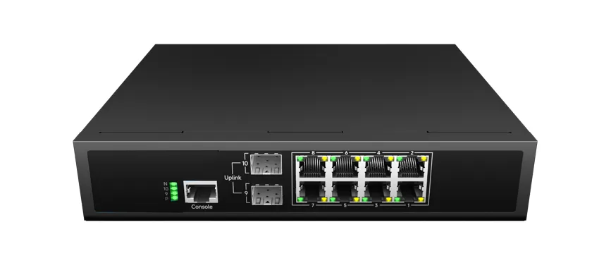Commutateur PoE géré L3 Lite 8x1/100/1000 Base-T PoE , 2xGigabit SFP