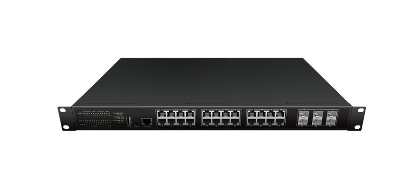 Commutateur Ethernet géré de couche 3 24*10/100/1000/2500M RJ45, 6*1G/10G SFP