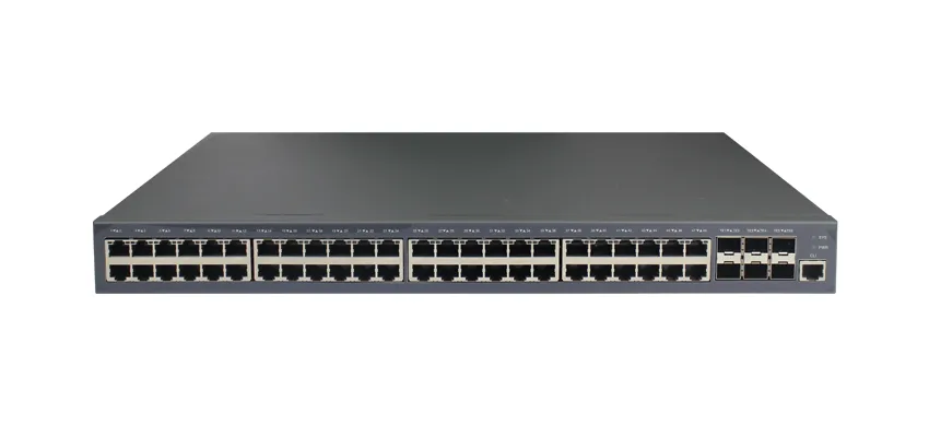 Commutateur géré empilable avec ports 48GE TX, ports SFP 6 x 10GE/GE